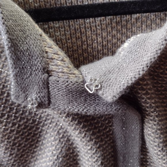 Vintage Merona Soft Gray Lightweight Cardigan XXL (Look at sizing comment!) - Picture 6 of 10